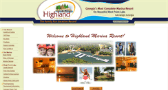 Desktop Screenshot of highlandmarina.com